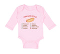 Long Sleeve Bodysuit Baby Chicago Style Image of A Hot Dog Funny Humor Cotton