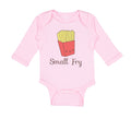 Long Sleeve Bodysuit Baby Small Fry Funny Humor Boy & Girl Clothes Cotton