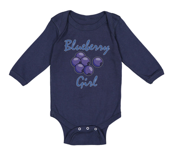 Long Sleeve Bodysuit Baby Blueberry Girl Boy & Girl Clothes Cotton - Cute Rascals