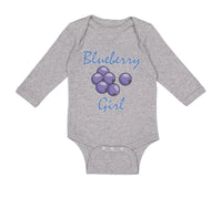 Long Sleeve Bodysuit Baby Blueberry Girl Boy & Girl Clothes Cotton - Cute Rascals
