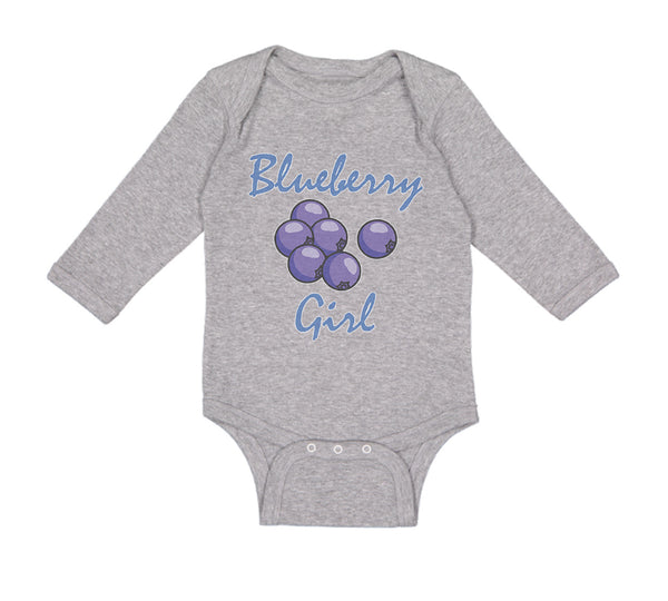 Long Sleeve Bodysuit Baby Blueberry Girl Boy & Girl Clothes Cotton - Cute Rascals
