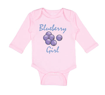 Long Sleeve Bodysuit Baby Blueberry Girl Boy & Girl Clothes Cotton