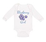 Long Sleeve Bodysuit Baby Blueberry Girl Boy & Girl Clothes Cotton - Cute Rascals