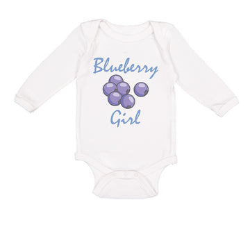 Long Sleeve Bodysuit Baby Blueberry Girl Boy & Girl Clothes Cotton