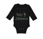 Long Sleeve Bodysuit Baby Baby Jalapeno Vegetables Boy & Girl Clothes Cotton - Cute Rascals