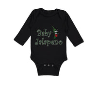 Long Sleeve Bodysuit Baby Baby Jalapeno Vegetables Boy & Girl Clothes Cotton - Cute Rascals