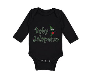 Long Sleeve Bodysuit Baby Baby Jalapeno Vegetables Boy & Girl Clothes Cotton