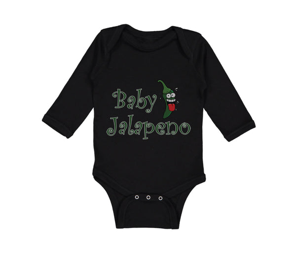 Long Sleeve Bodysuit Baby Baby Jalapeno Vegetables Boy & Girl Clothes Cotton - Cute Rascals