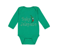 Long Sleeve Bodysuit Baby Baby Jalapeno Vegetables Boy & Girl Clothes Cotton - Cute Rascals