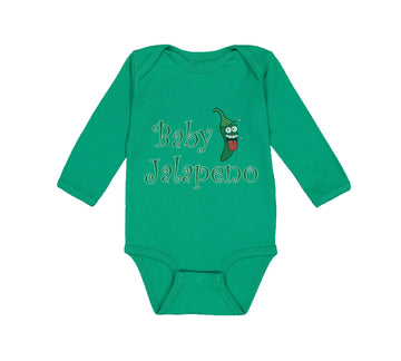 Long Sleeve Bodysuit Baby Baby Jalapeno Vegetables Boy & Girl Clothes Cotton
