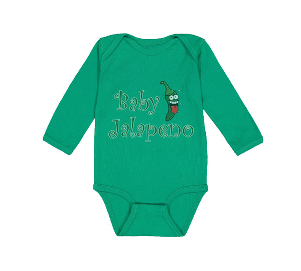 Long Sleeve Bodysuit Baby Baby Jalapeno Vegetables Boy & Girl Clothes Cotton - Cute Rascals