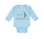 Long Sleeve Bodysuit Baby Baby Jalapeno Vegetables Boy & Girl Clothes Cotton - Cute Rascals
