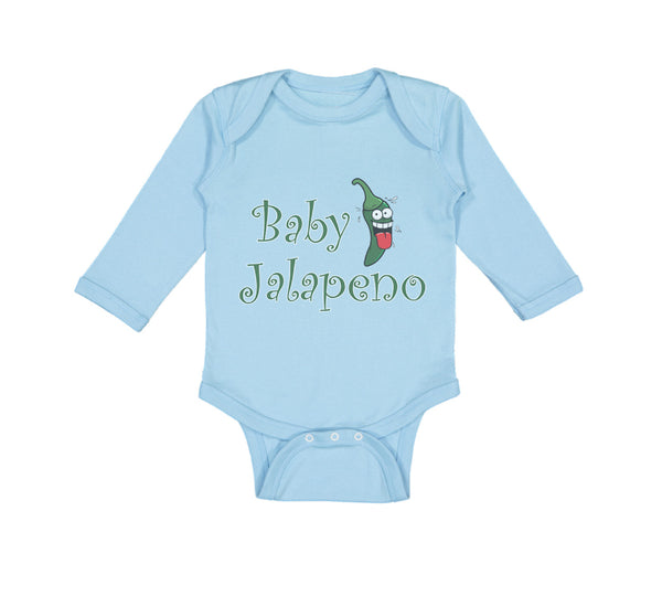 Long Sleeve Bodysuit Baby Baby Jalapeno Vegetables Boy & Girl Clothes Cotton - Cute Rascals