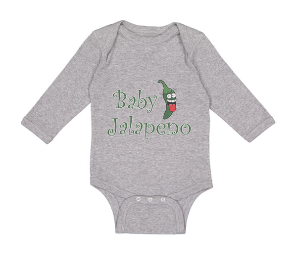 Long Sleeve Bodysuit Baby Baby Jalapeno Vegetables Boy & Girl Clothes Cotton - Cute Rascals