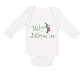 Long Sleeve Bodysuit Baby Baby Jalapeno Vegetables Boy & Girl Clothes Cotton