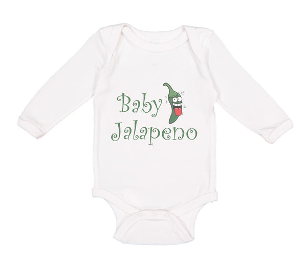 Long Sleeve Bodysuit Baby Baby Jalapeno Vegetables Boy & Girl Clothes Cotton - Cute Rascals
