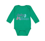 Long Sleeve Bodysuit Baby Jelly Bean Funny Humor Boy & Girl Clothes Cotton