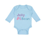 Long Sleeve Bodysuit Baby Jelly Bean Funny Humor Boy & Girl Clothes Cotton