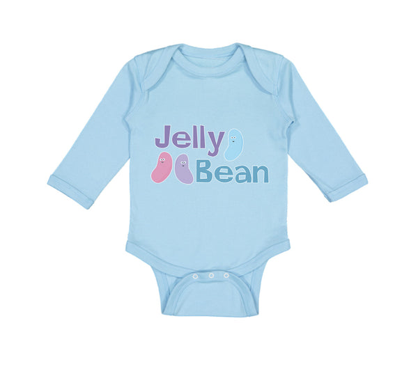 Long Sleeve Bodysuit Baby Jelly Bean Funny Humor Boy & Girl Clothes Cotton