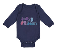 Long Sleeve Bodysuit Baby Jelly Bean Funny Humor Boy & Girl Clothes Cotton