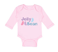 Long Sleeve Bodysuit Baby Jelly Bean Funny Humor Boy & Girl Clothes Cotton