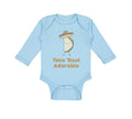 Long Sleeve Bodysuit Baby Taco 'Bout Adorable Funny Humor Boy & Girl Clothes