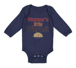 Long Sleeve Bodysuit Baby Mommy's Little Pierogi Polish Funny Humor Cotton