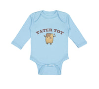 Long Sleeve Bodysuit Baby Tater Tot Boy & Girl Clothes Cotton