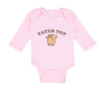 Long Sleeve Bodysuit Baby Tater Tot Boy & Girl Clothes Cotton