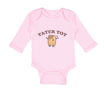 Long Sleeve Bodysuit Baby Tater Tot Boy & Girl Clothes Cotton