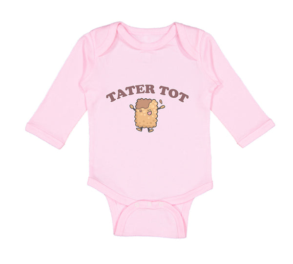 Long Sleeve Bodysuit Baby Tater Tot Boy & Girl Clothes Cotton