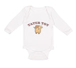 Long Sleeve Bodysuit Baby Tater Tot Boy & Girl Clothes Cotton