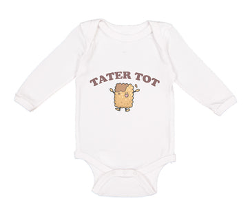 Long Sleeve Bodysuit Baby Tater Tot Boy & Girl Clothes Cotton