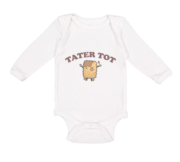 Long Sleeve Bodysuit Baby Tater Tot Boy & Girl Clothes Cotton