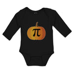 Long Sleeve Bodysuit Baby Pie on Pumpkin Boy & Girl Clothes Cotton