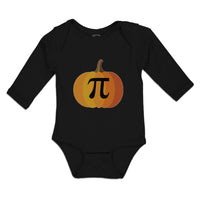 Long Sleeve Bodysuit Baby Pie on Pumpkin Boy & Girl Clothes Cotton