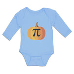 Long Sleeve Bodysuit Baby Pie on Pumpkin Boy & Girl Clothes Cotton