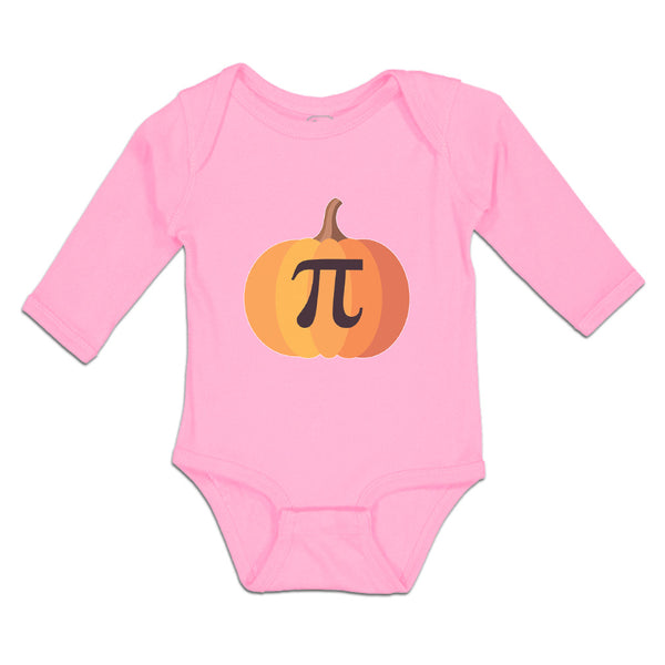 Long Sleeve Bodysuit Baby Pie on Pumpkin Boy & Girl Clothes Cotton