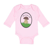 Long Sleeve Bodysuit Baby Mushroom Saying I'M Fun-Guy Boy & Girl Clothes Cotton