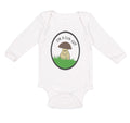 Long Sleeve Bodysuit Baby Mushroom Saying I'M Fun-Guy Boy & Girl Clothes Cotton