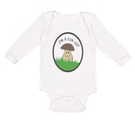 Long Sleeve Bodysuit Baby Mushroom Saying I'M Fun-Guy Boy & Girl Clothes Cotton