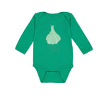 Long Sleeve Bodysuit Baby Garlic Vegetables Boy & Girl Clothes Cotton - Cute Rascals