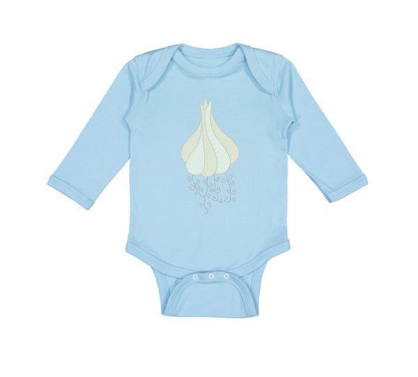 Long Sleeve Bodysuit Baby Garlic Vegetables Boy & Girl Clothes Cotton - Cute Rascals