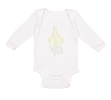 Long Sleeve Bodysuit Baby Garlic Vegetables Boy & Girl Clothes Cotton
