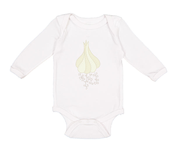 Long Sleeve Bodysuit Baby Garlic Vegetables Boy & Girl Clothes Cotton - Cute Rascals