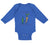 Long Sleeve Bodysuit Baby We Go Together Peas and Carrots Style A Funny Humor