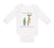 Long Sleeve Bodysuit Baby We Go Together Peas and Carrots Style A Funny Humor