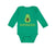 Long Sleeve Bodysuit Baby Avokiddo Avocado Vegetables Kid Funny Cotton - Cute Rascals