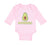 Long Sleeve Bodysuit Baby Avokiddo Avocado Vegetables Kid Funny Cotton - Cute Rascals