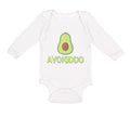 Long Sleeve Bodysuit Baby Avokiddo Avocado Vegetables Kid Funny Cotton